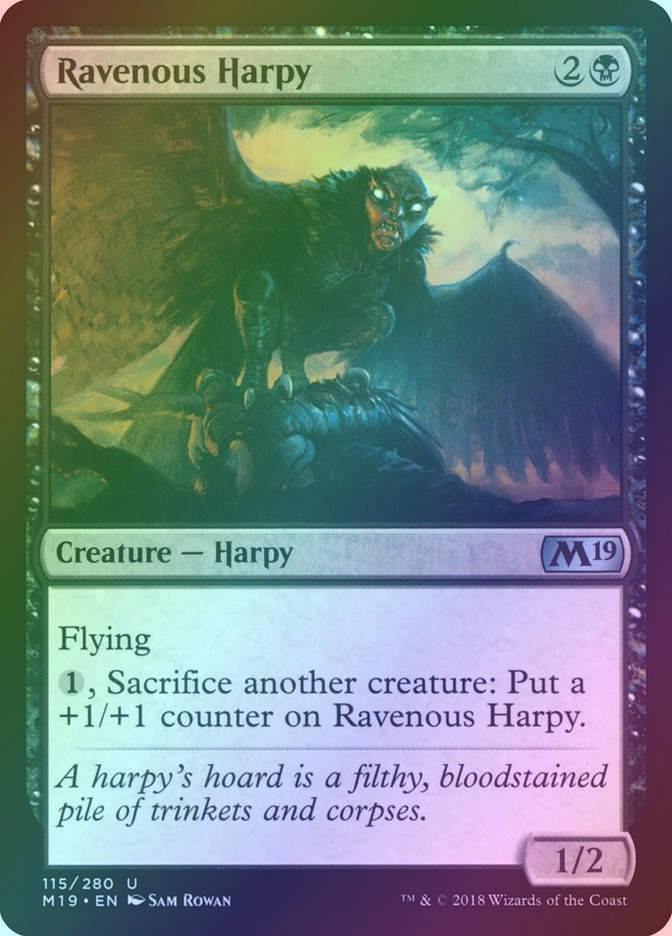 Ravenous Harpy (M19) (115) / Foil