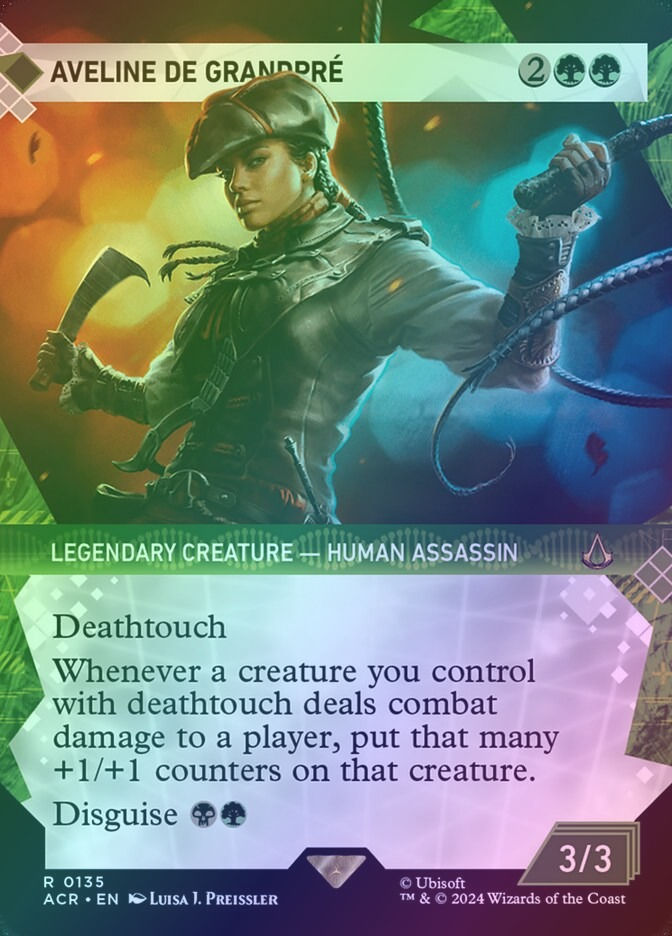 Aveline de Grandpré (ACR) (135) / Borderless / Showcase / Foil