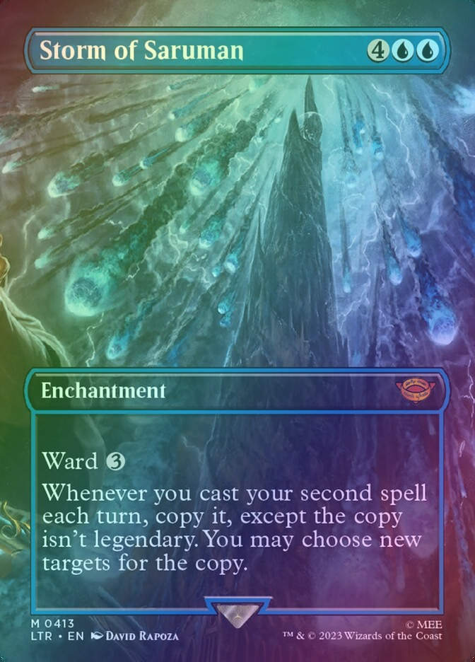 Storm of Saruman (LTR) (413) / Borderless / Foil