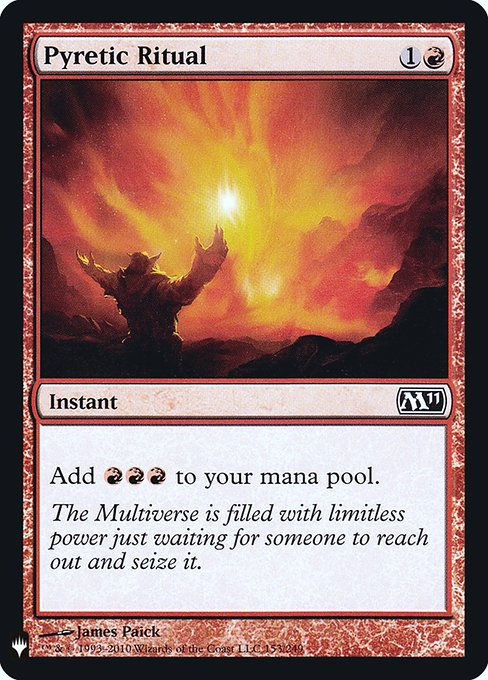 Pyretic Ritual (PLST) (M11-153)