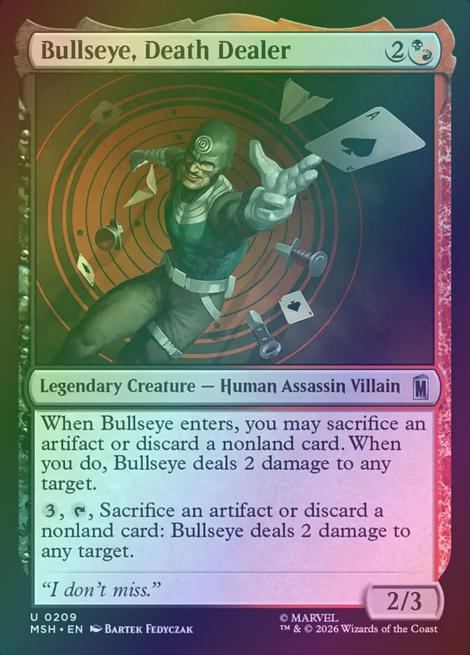 Bullseye, Death Dealer (MSH) (209) / Foil
