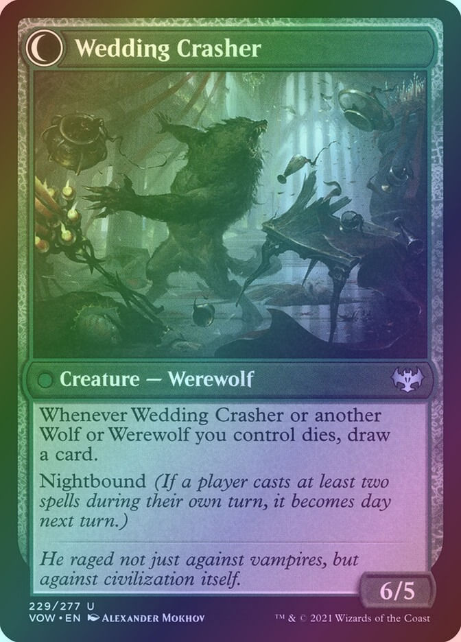 Wolfkin Outcast // Wedding Crasher (VOW) (229) / Foil — cara 2 de 2