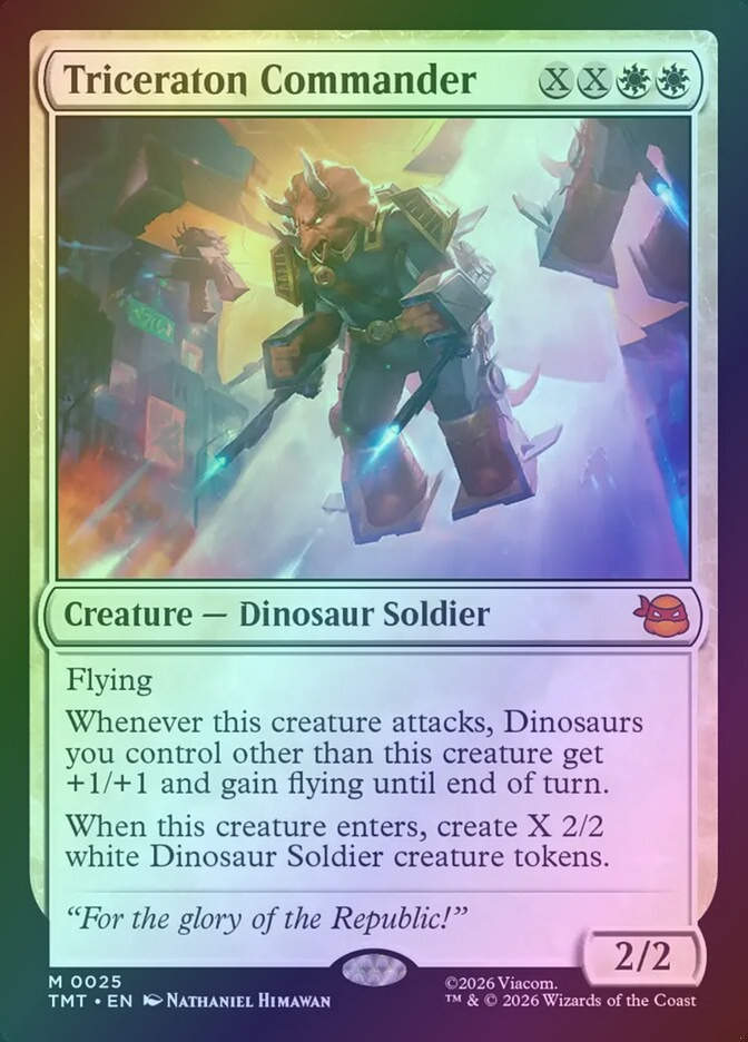 Triceraton Commander (TMT) (25) / Foil