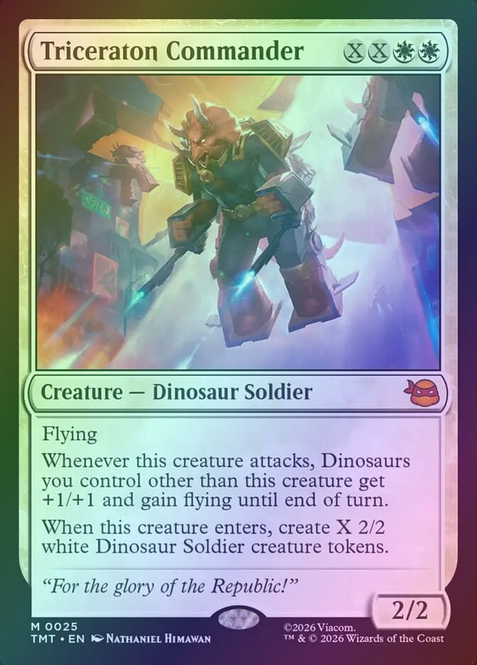 Triceraton Commander (TMT) (25) / Foil