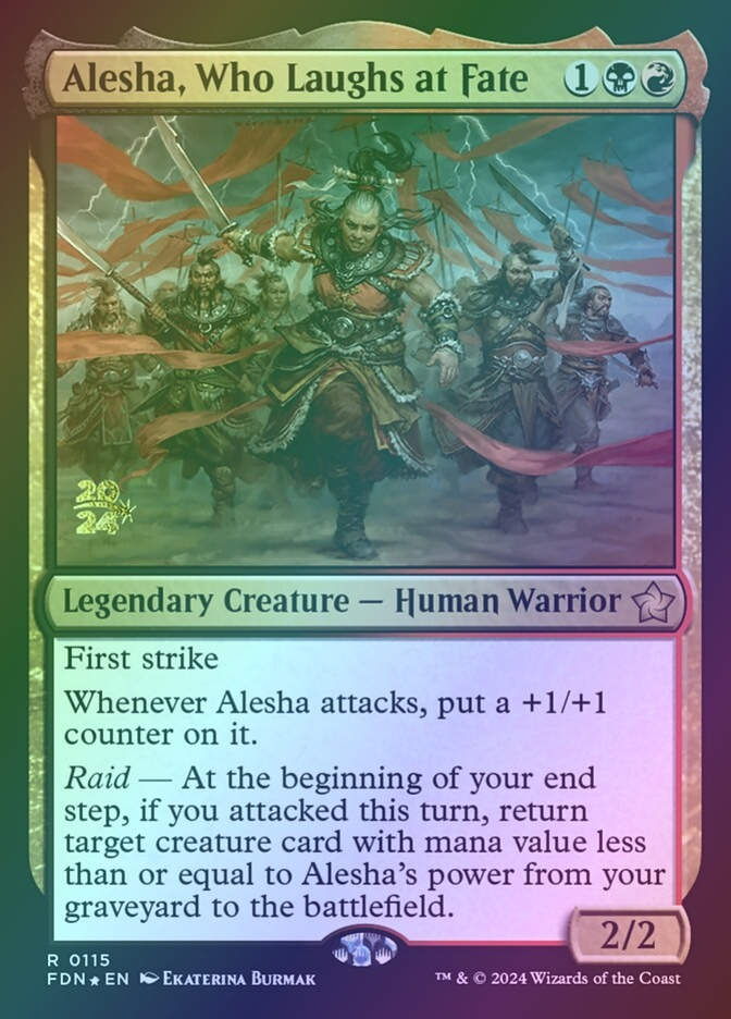 Alesha, Who Laughs at Fate (PFDN) (115s) / Foil