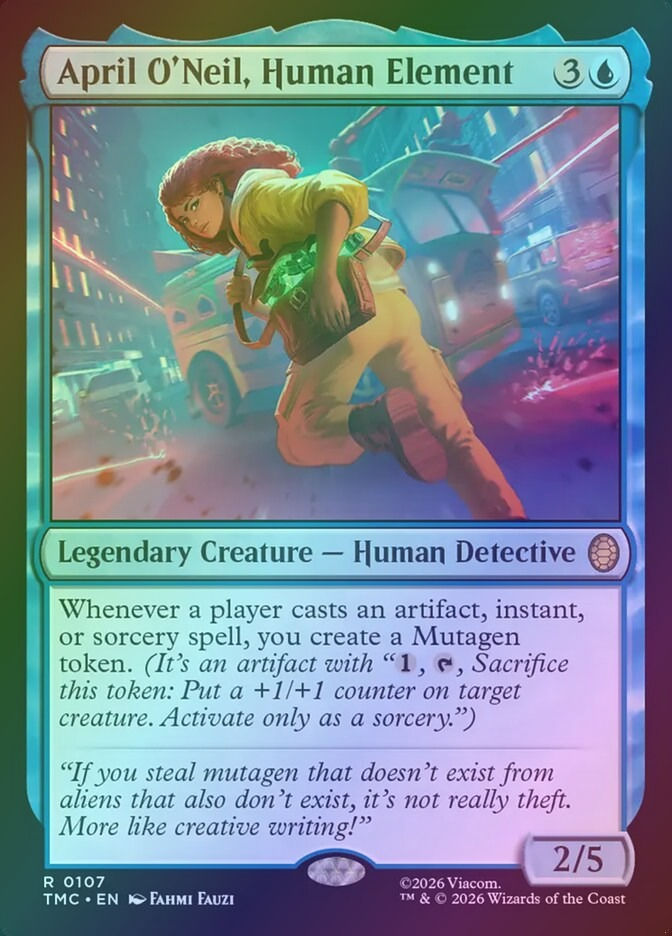 April O'Neil, Human Element (TMC) (107) / Foil