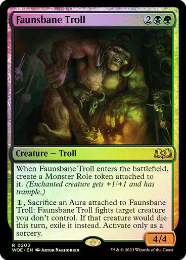 Faunsbane Troll (woe) / Foil
