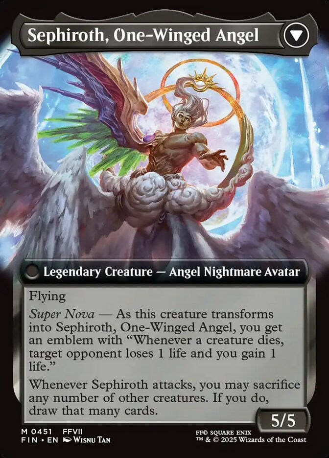 Sephiroth, Fabled SOLDIER // (FIN) (451) / Extended Art — cara 2 de 2