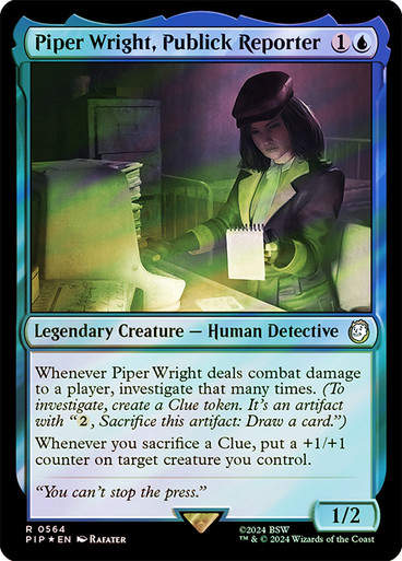 Piper Wright, Publick Reporter (pip) (564) / Surge Foil
