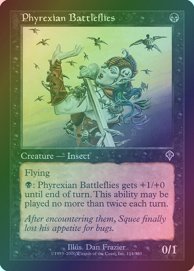 Phyrexian Battleflies (INV) (114) / Foil