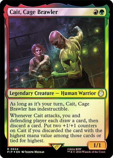 Cait, Cage Brawler (pip) (624) / Surge Foil