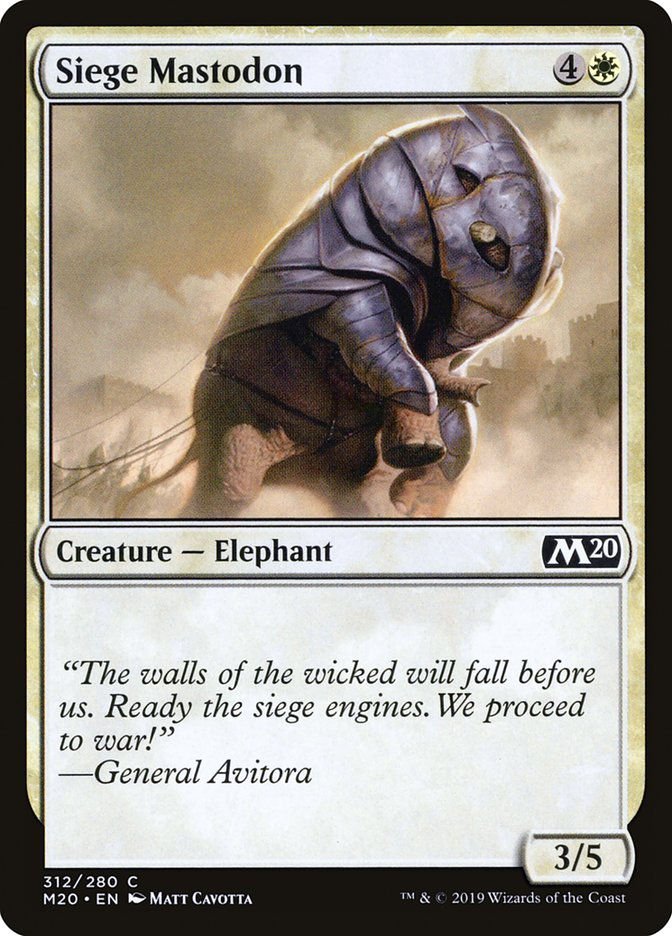 Siege Mastodon (M20) (312)