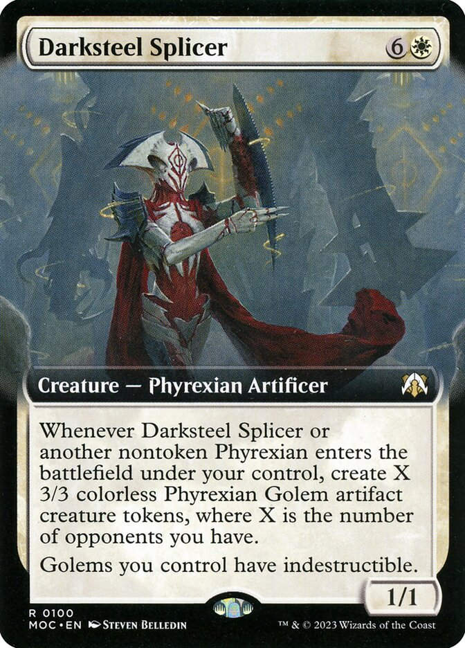 Darksteel Splicer (MOC) (100) / Extended Art
