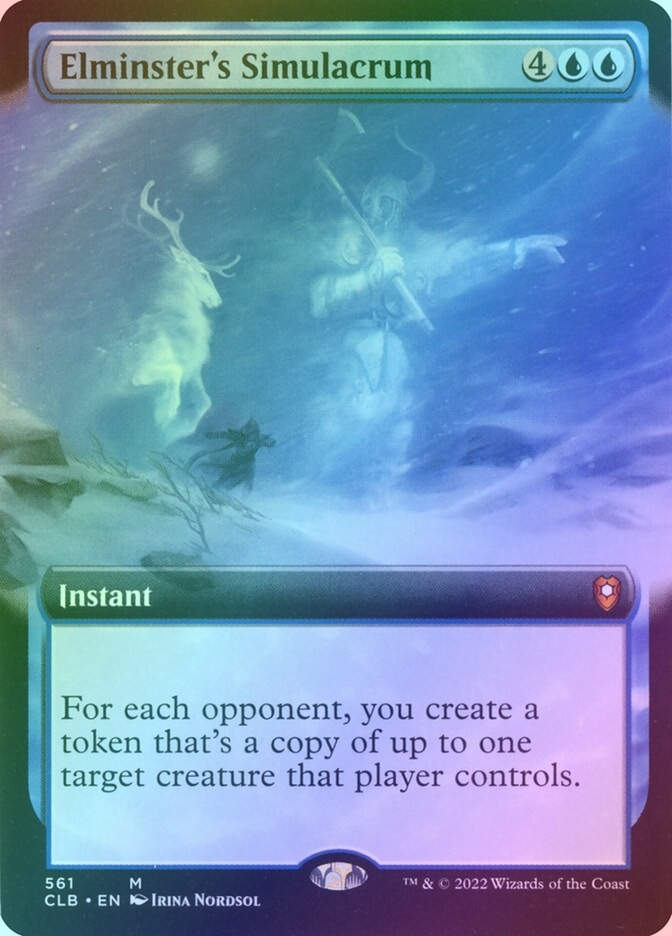Elminster's Simulacrum (CLB) (561) / Extended Art / Foil