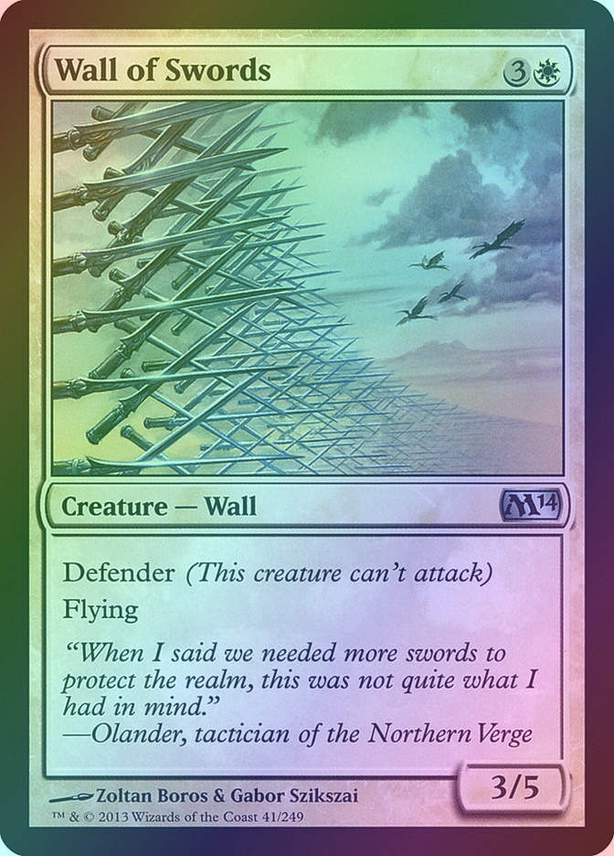 Wall of Swords (M14) (41) / Foil