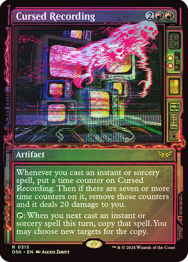 Cursed Recording (DSK) (315) / Foil / Showcase
