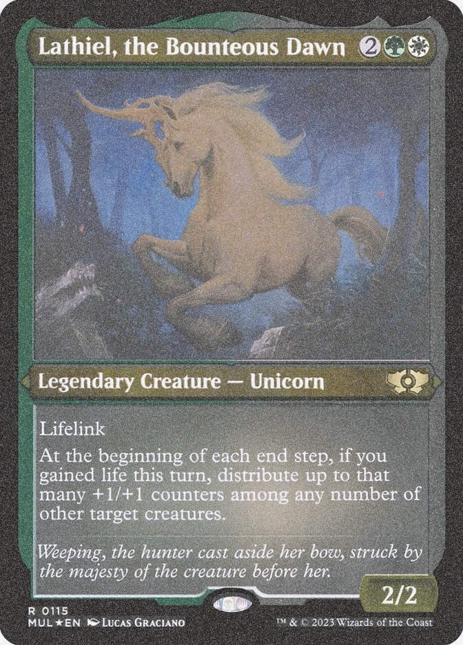 Lathiel, the Bounteous Dawn (MUL) (115) / Foil Etched