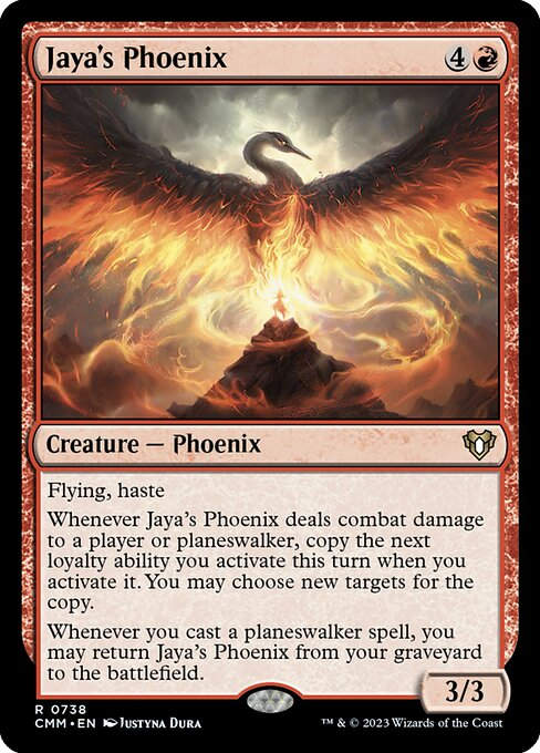 Jaya's Phoenix (cmm) (Commander Deck)