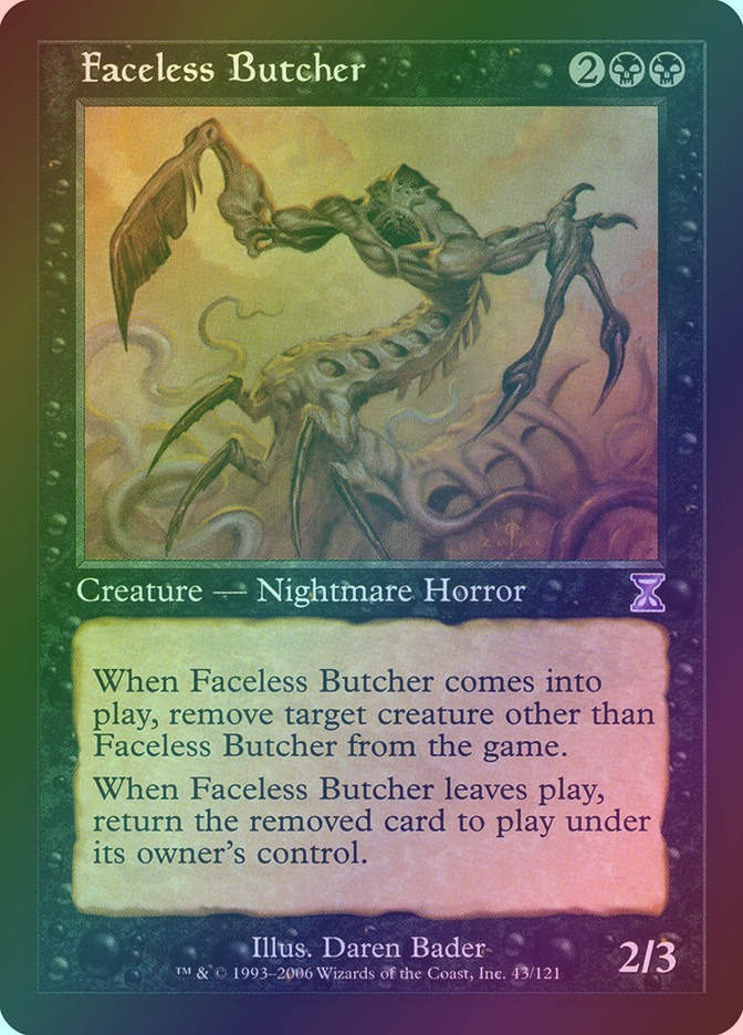 Faceless Butcher (TSB) (43) / Foil