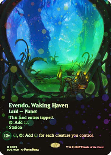 Evendo, Waking Haven (EOE) (374) / Borderless Galaxy Foil
