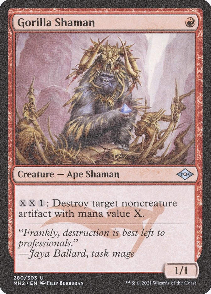 Gorilla Shaman (MH2) (280) / Foil Etched