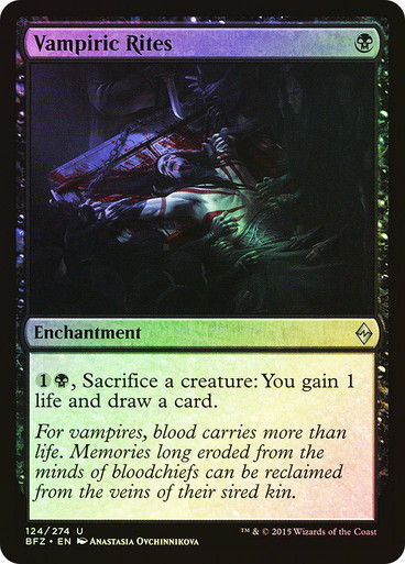 Vampiric Rites (BFZ) (124) / Foil