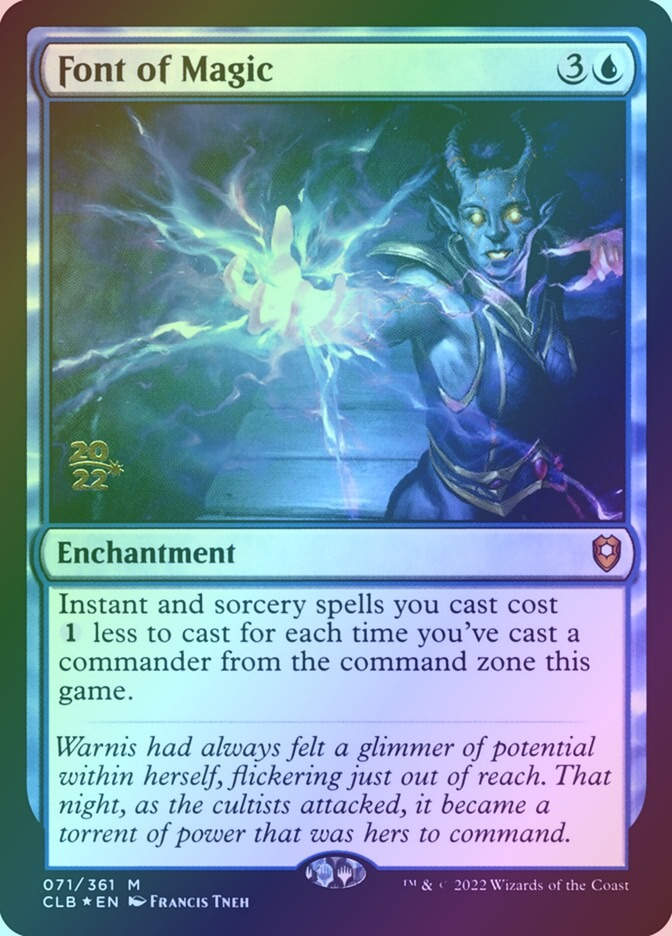 Font of Magic (PCLB) (71s) / Foil