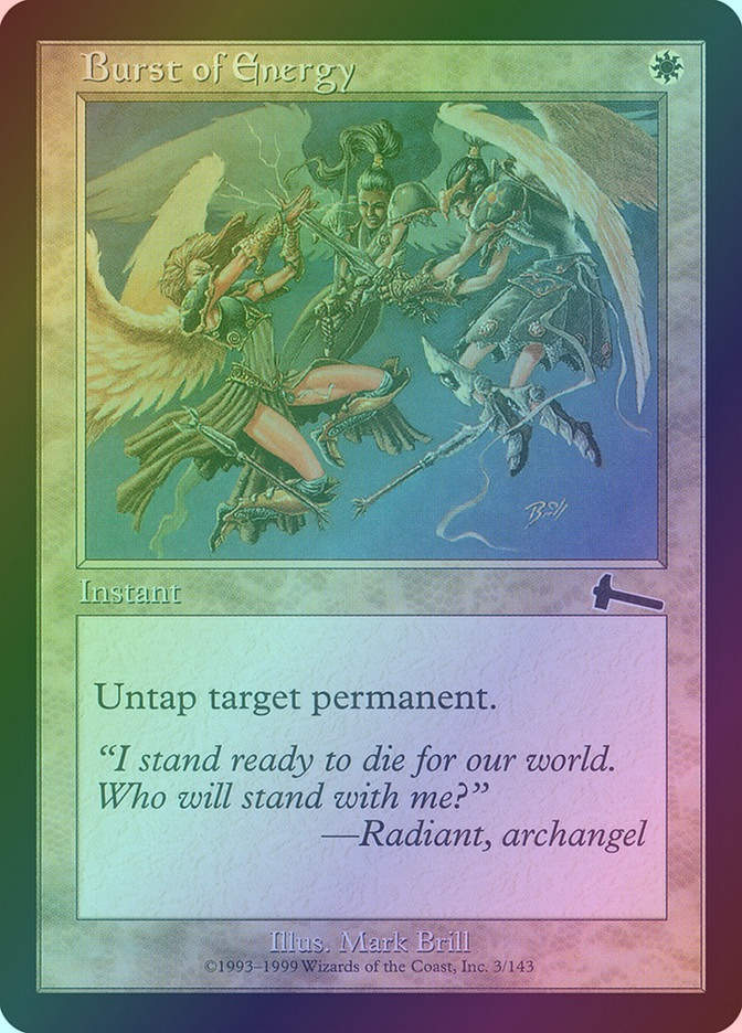 Burst of Energy (ULG) (3) / Foil