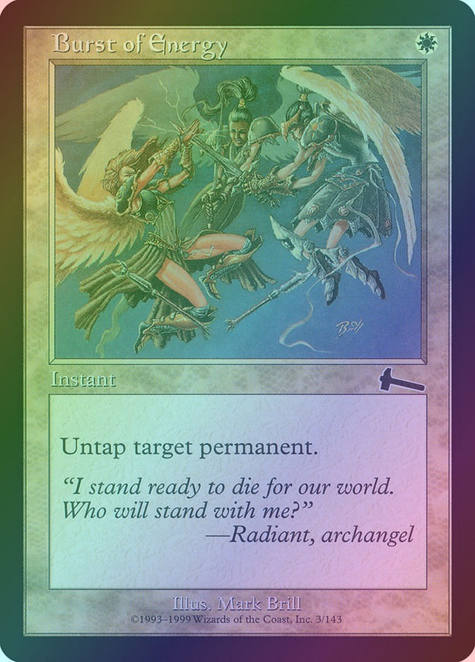 Burst of Energy (ULG) (3) / Foil