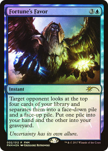 Fortune's Favor (f17) / FNM Promo Foil
