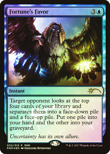 Fortune's Favor (f17) / FNM Promo Foil
