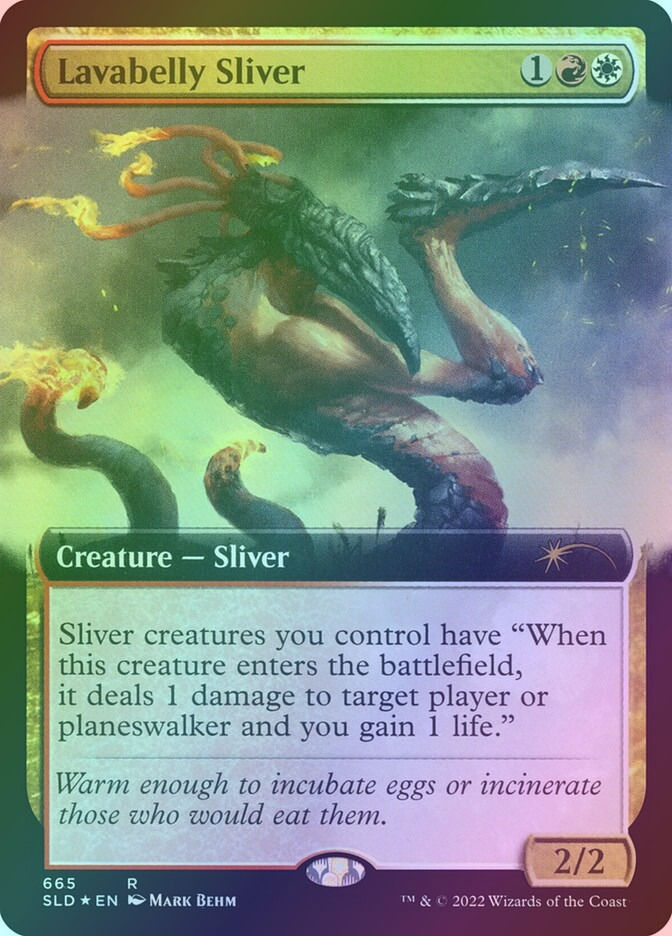 Lavabelly Sliver (SLD) (665) / Extended Art / Foil