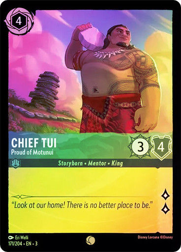 Chief Tui - Proud of Motunui (LOR_ITI) / Foil