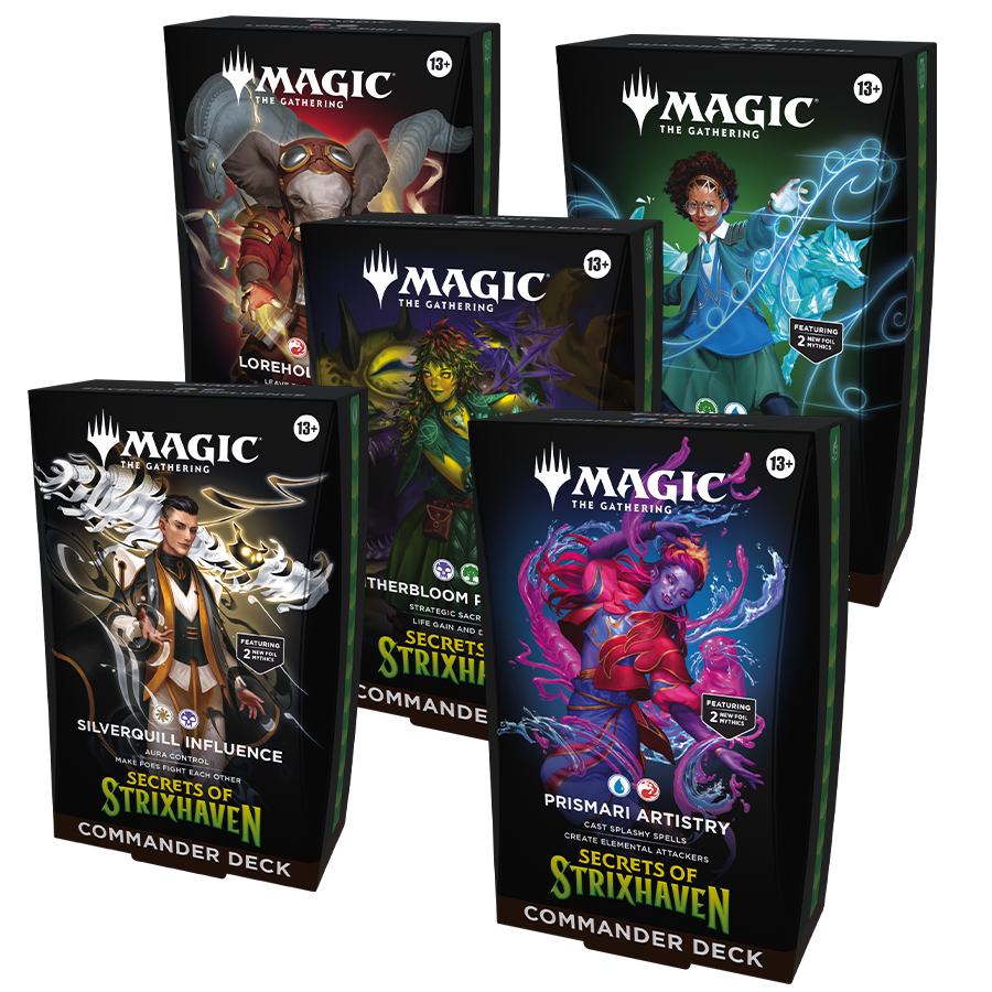 Secrets of Strixhaven Commander Decks (Display con 5)
