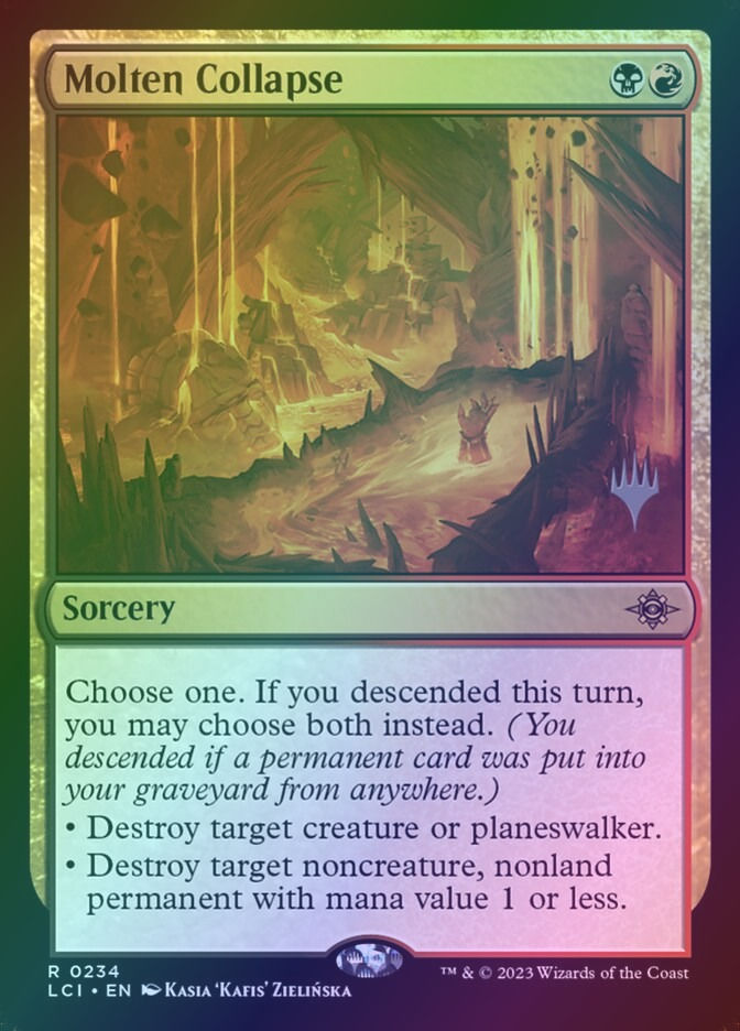 Molten Collapse (PLCI) (234p) / Foil