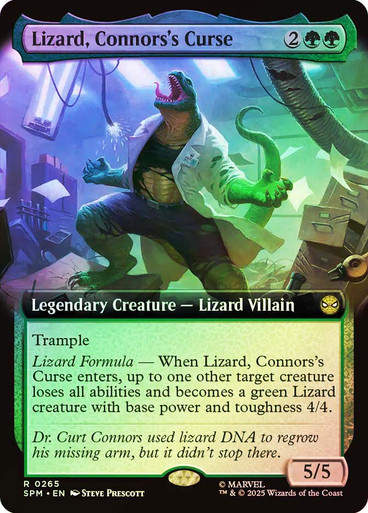 Lizard, Connors's Curse (SPM) (265) / Extended Art / Foil