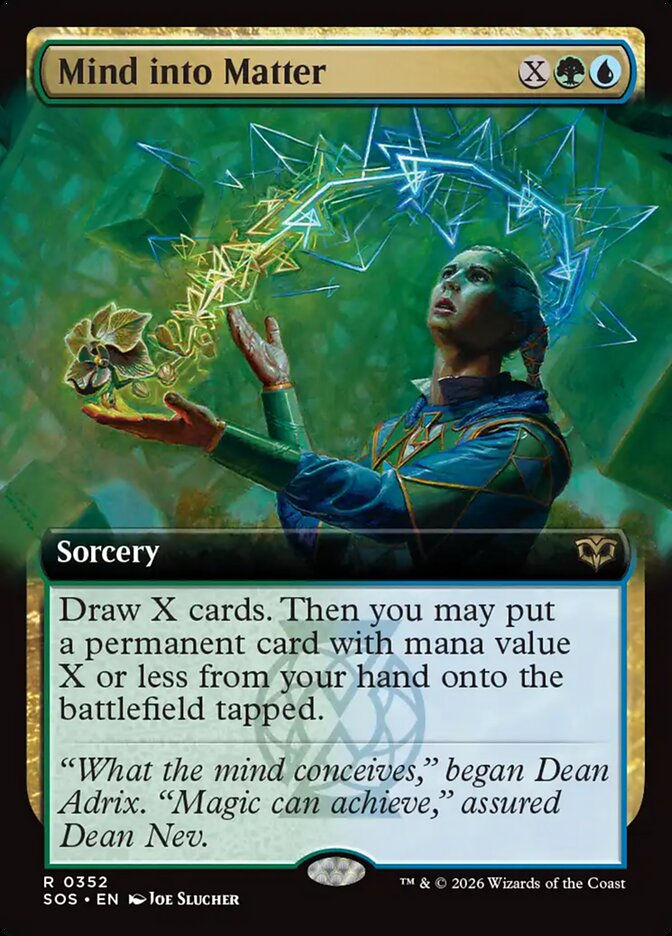 Mind into Matter (SOS) (352) / Extended Art