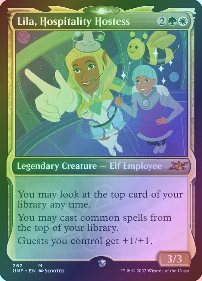 Lila, Hospitality Hostess (UNF) (262) / Showcase / Foil