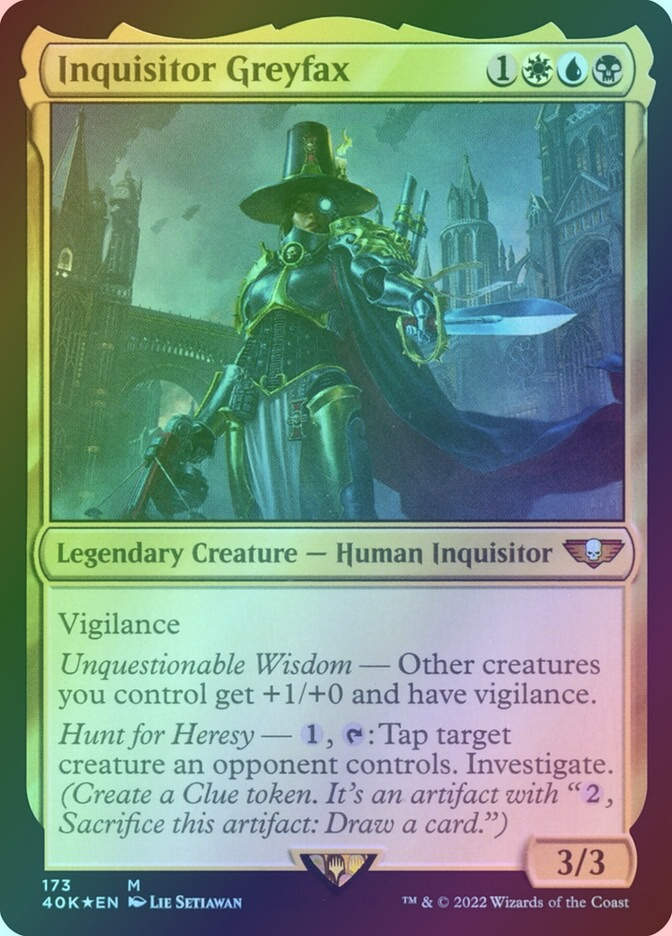 Inquisitor Greyfax (40K) (173) / Foil