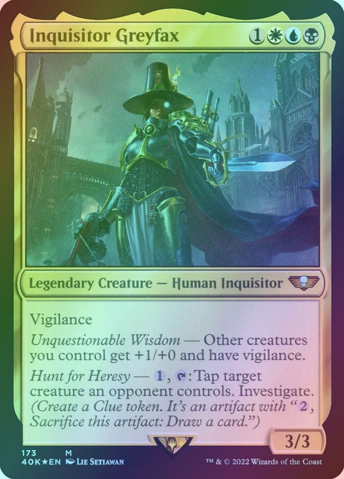 Inquisitor Greyfax (40K) (173) / Foil