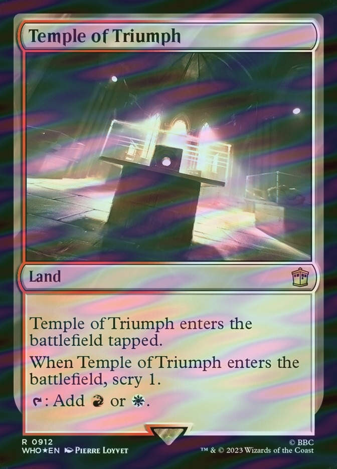 Temple of Triumph (WHO) (912) / Surge Foil