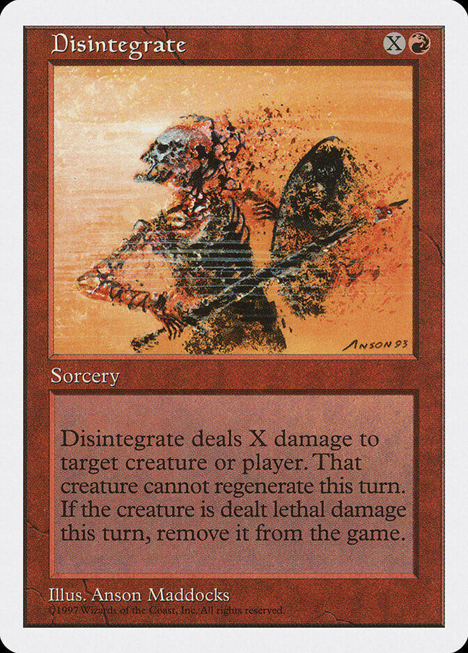 Disintegrate (5ED) (219)