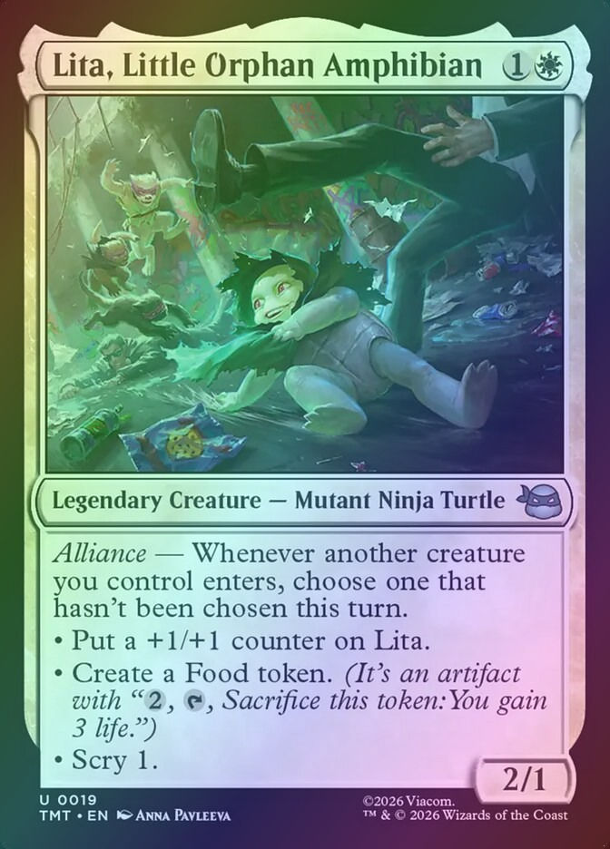 Lita, Little Orphan Amphibian (TMT) (19) / Foil