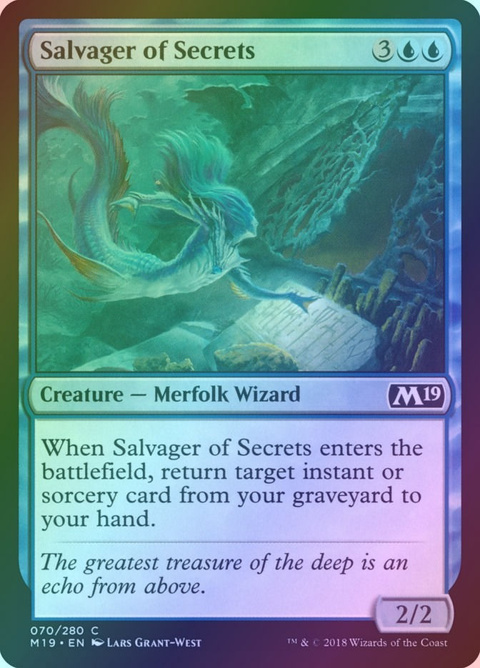 Salvager of Secrets (M19) (70) / Foil