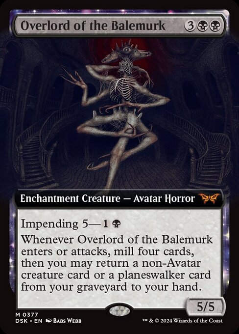 Overlord of the Balemurk (DSK) (377) / Extended Art