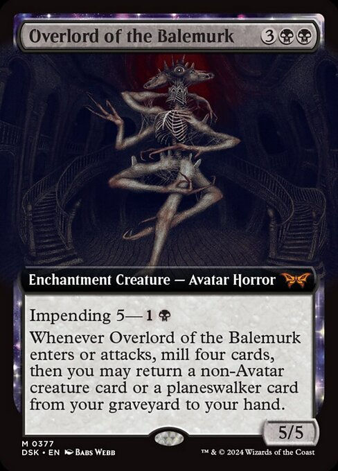 Overlord of the Balemurk (DSK) (377) / Extended Art