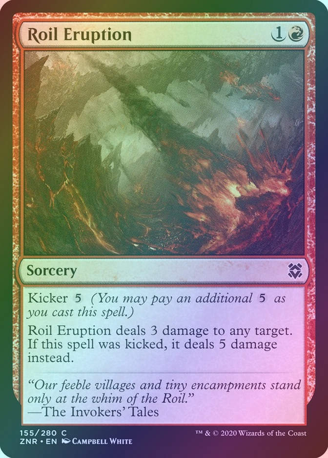 Roil Eruption (ZNR) (155) / Foil