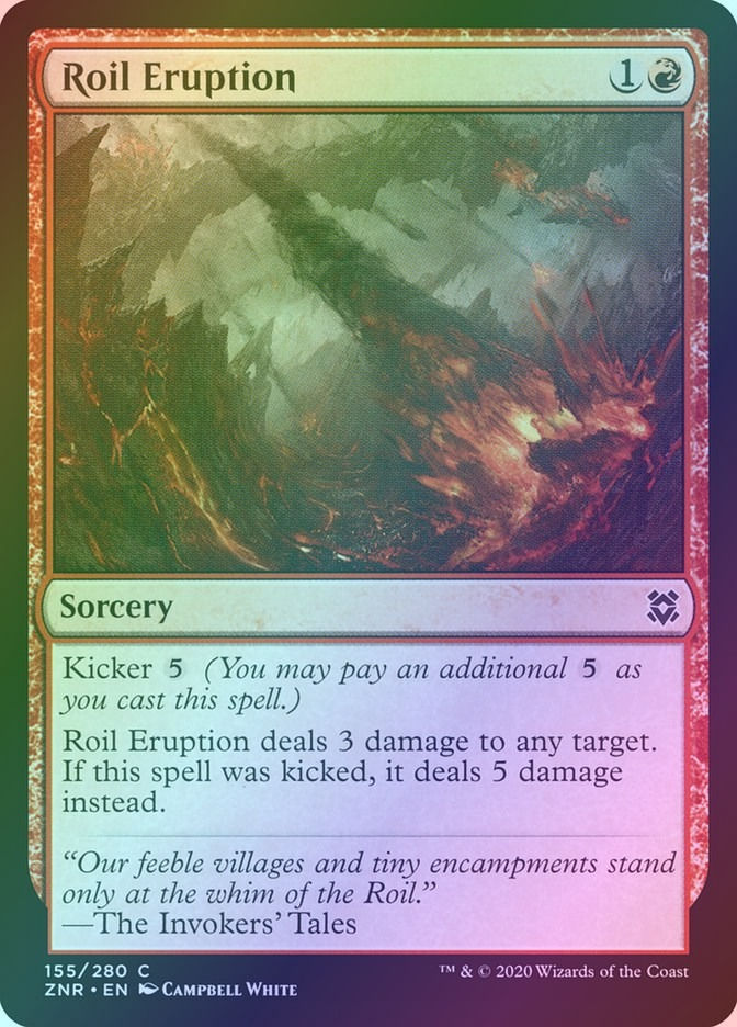 Roil Eruption (ZNR) (155) / Foil