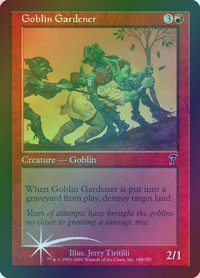 Goblin Gardener (7ED) (188★) / Foil