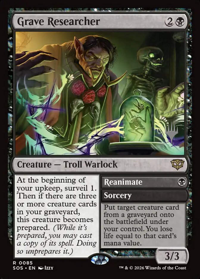 Grave Researcher // Reanimate (PSOS) (85p)